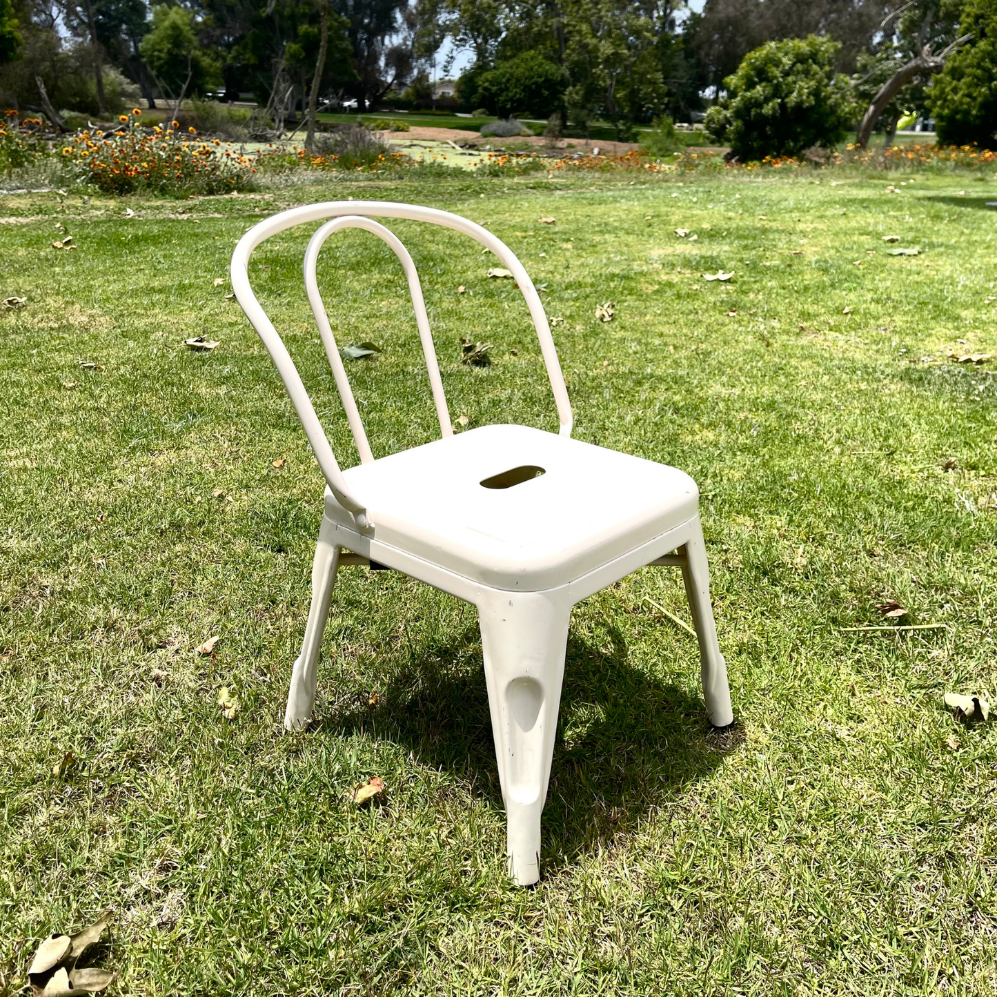 Metal Bistro Kids Chair - Kids Party Rental - Orange County - Huntington Beach - Newport Beach