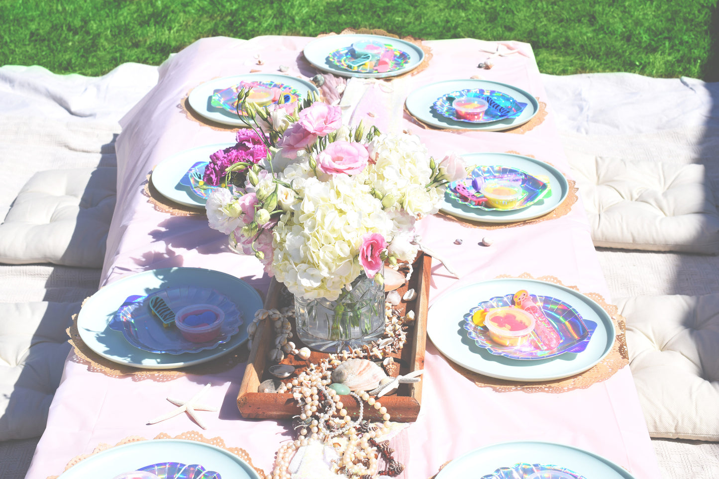 CUSTOM LUXURY KIDS PARTY CRAFT TABLES - ORANGE COUNTY - NEWPORT BEACH - HUNTINGTON BEACH