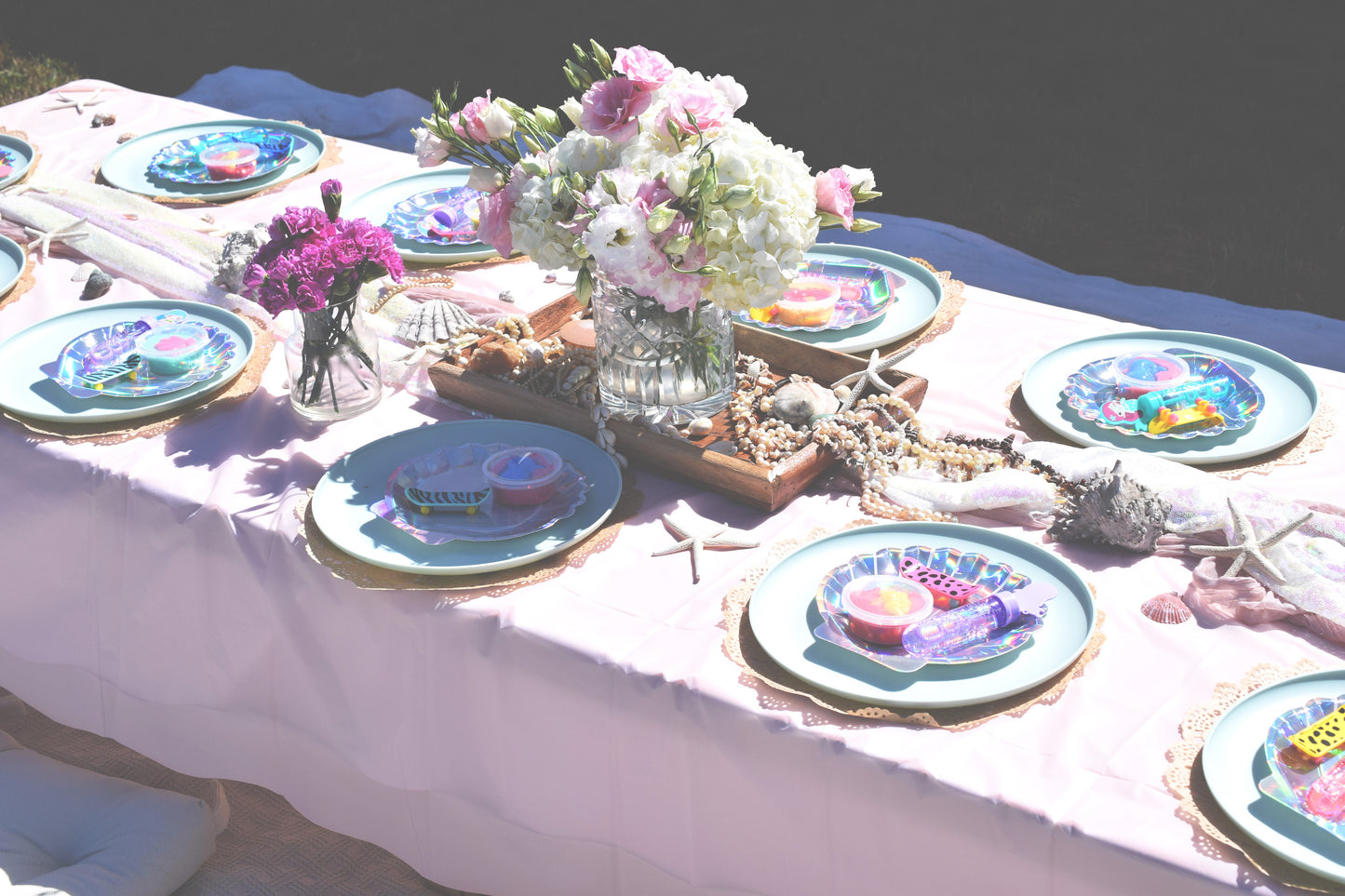 CUSTOM LUXURY KIDS PARTY CRAFT TABLES - ORANGE COUNTY - NEWPORT BEACH - HUNTINGTON BEACH