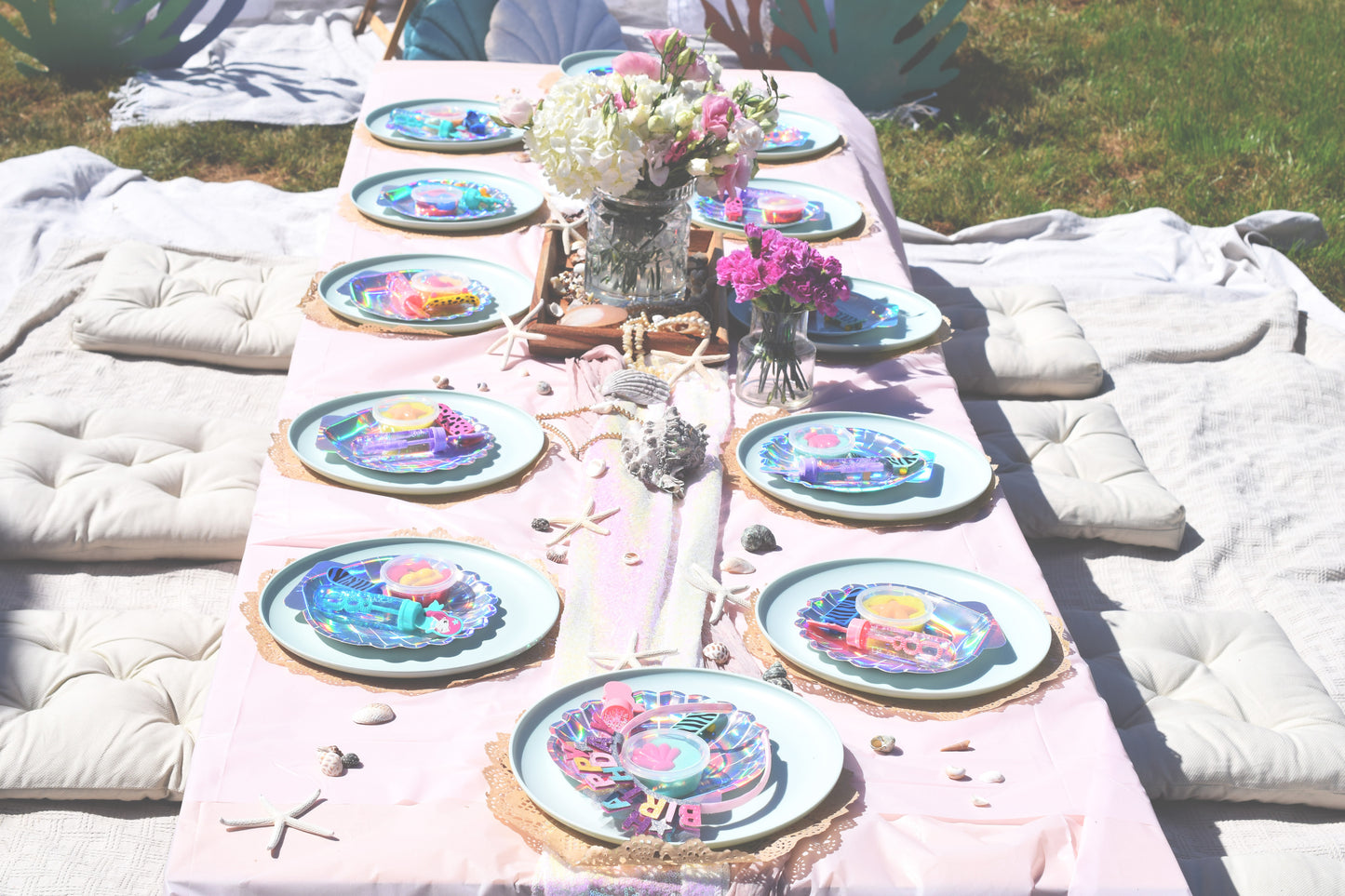 CUSTOM LUXURY KIDS PARTY CRAFT TABLES - ORANGE COUNTY - NEWPORT BEACH - HUNTINGTON BEACH
