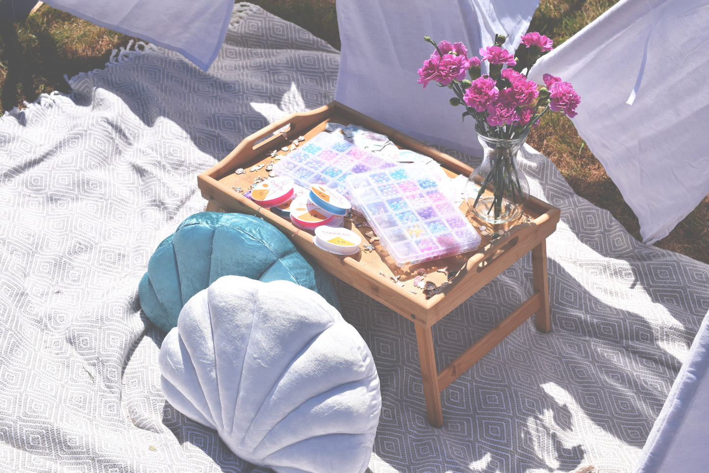 CUSTOM LUXURY KIDS PARTY CRAFT TABLES - ORANGE COUNTY - NEWPORT BEACH - HUNTINGTON BEACH