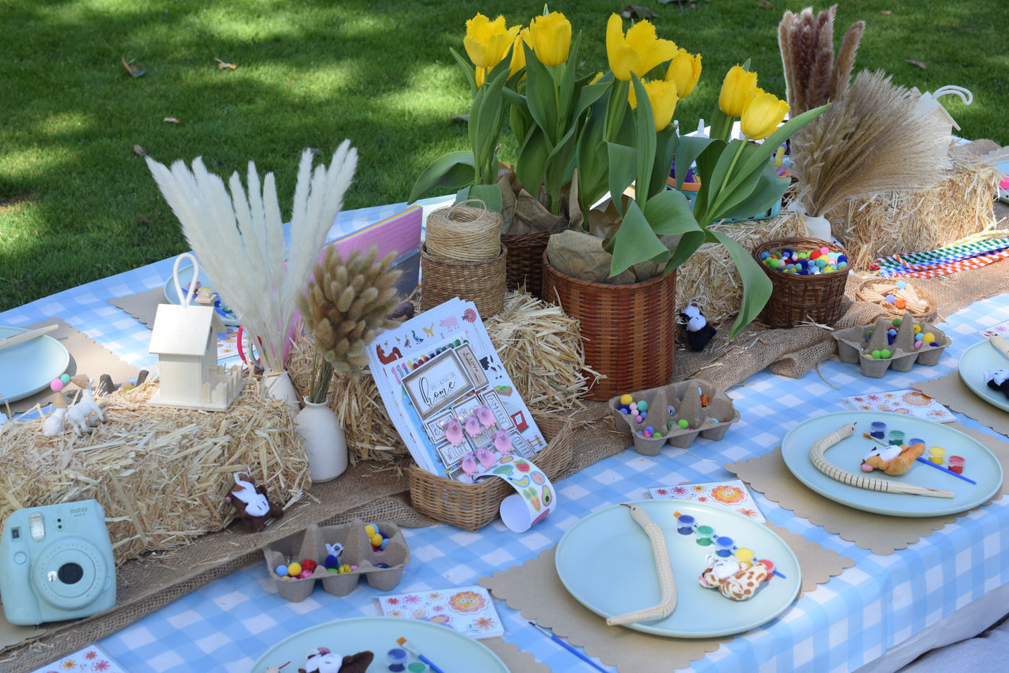 CUSTOM LUXURY KIDS PARTY CRAFT TABLES - ORANGE COUNTY - NEWPORT BEACH - HUNTINGTON BEACH