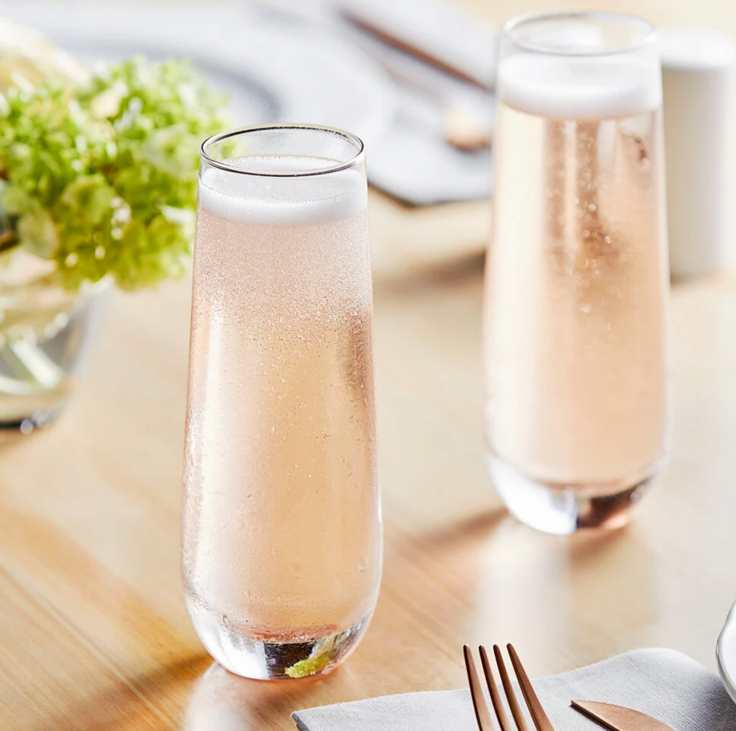 Stemless Champagne Glass Rental - Orange County - Newport Beach