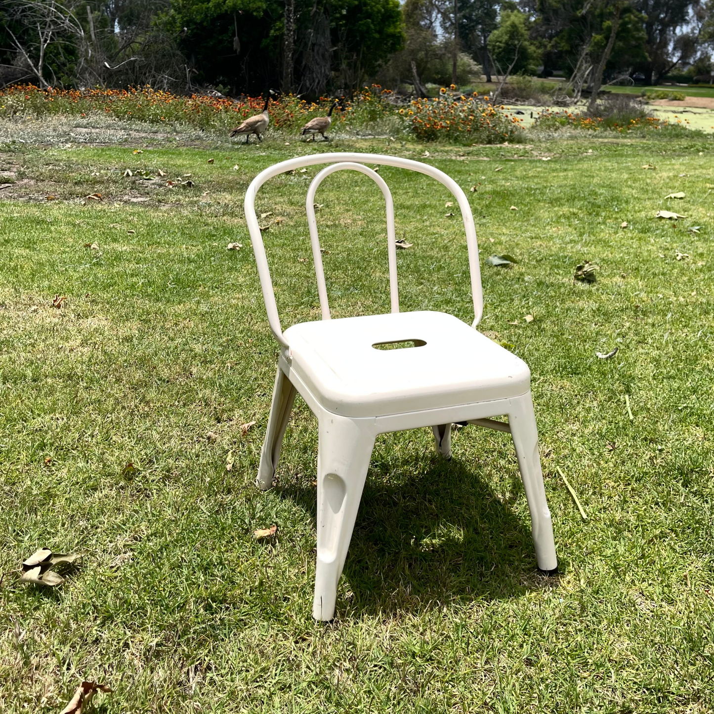 Metal Bistro Kids Chair - Kids Party Rental - Orange County - Huntington Beach - Newport Beach