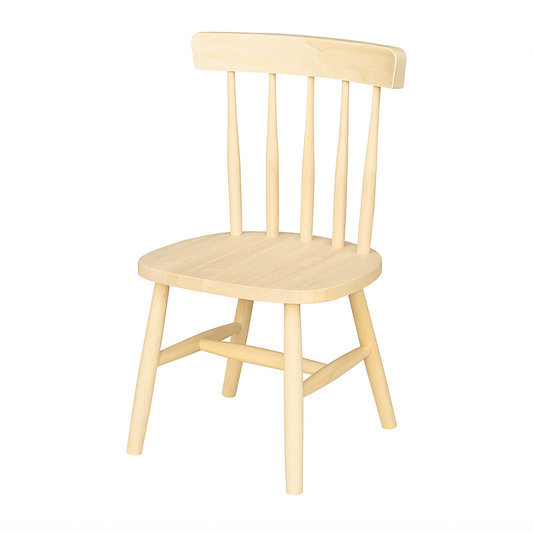 Natural Wood Kids Chair - Kids Party Rental - Orange County - Huntington Beach - Newport Beach