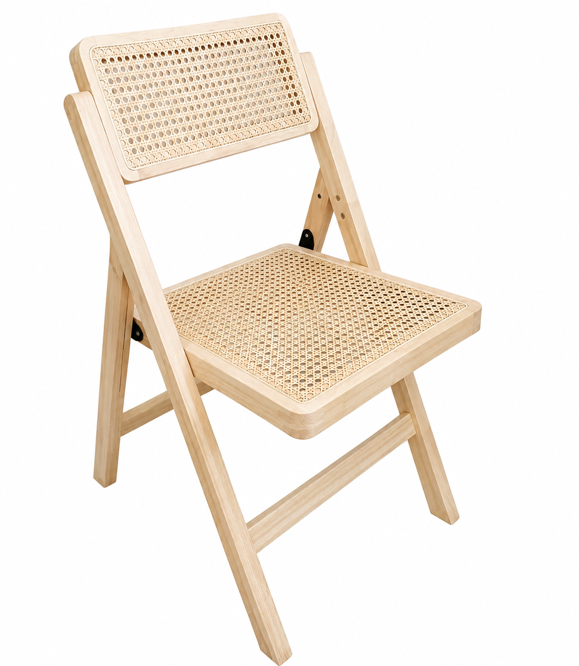 The Newport Rattan Folding Chair Rental – Natural Wood Event Chair | Orange County Huntington Beach Newport Beach