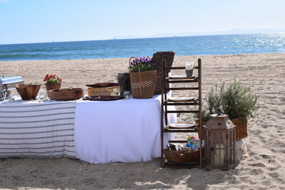 LUXURY BEACH BUFFET SET UP - ORANGE COUNTY - HUNTINGTON BEACH - NEWPORT BEACH