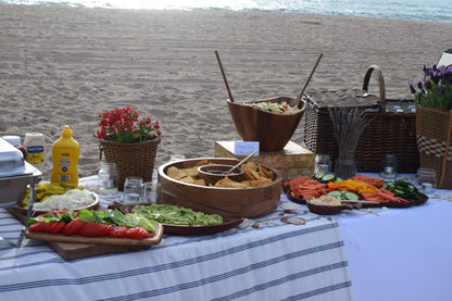 LUXURY BEACH BUFFET SET UP - ORANGE COUNTY - HUNTINGTON BEACH - NEWPORT BEACH