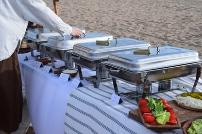 LUXURY BEACH BUFFET SET UP - ORANGE COUNTY - HUNTINGTON BEACH - NEWPORT BEACH