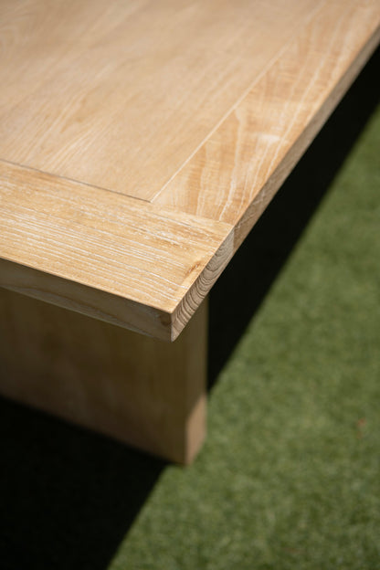 The Newport Coastal Dining Table Rental – Natural Wood Dining Table | Orange County Huntington Beach Newport Beach