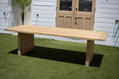 The Newport Coastal Dining Table Rental – Natural Wood Dining Table | Orange County Huntington Beach Newport Beach