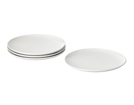 White Ceramic Plate Rental - Orange County - Newport Beach - Huntington Beach